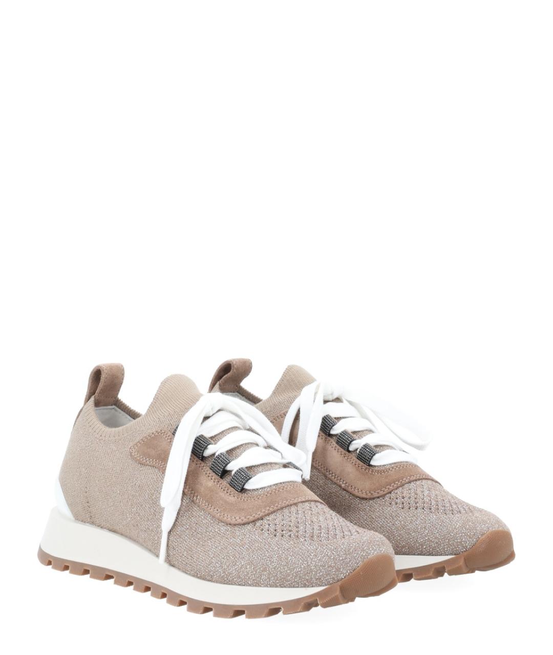 BRUNELLO CUCINELLI Мульти текстильные кроссовки, фото 2