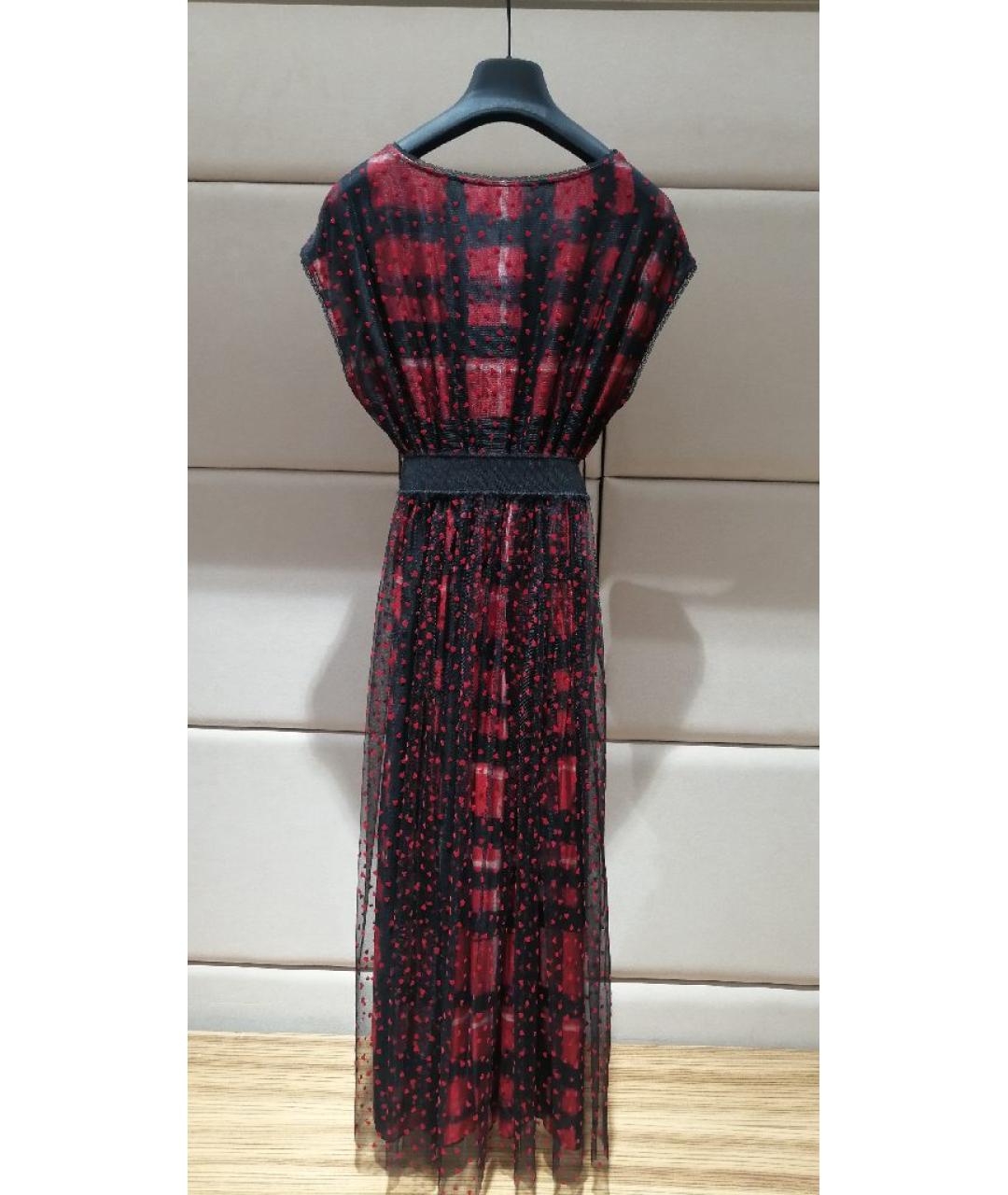 ERMANNO SCERVINO Бордовое коктейльное платье, фото 2