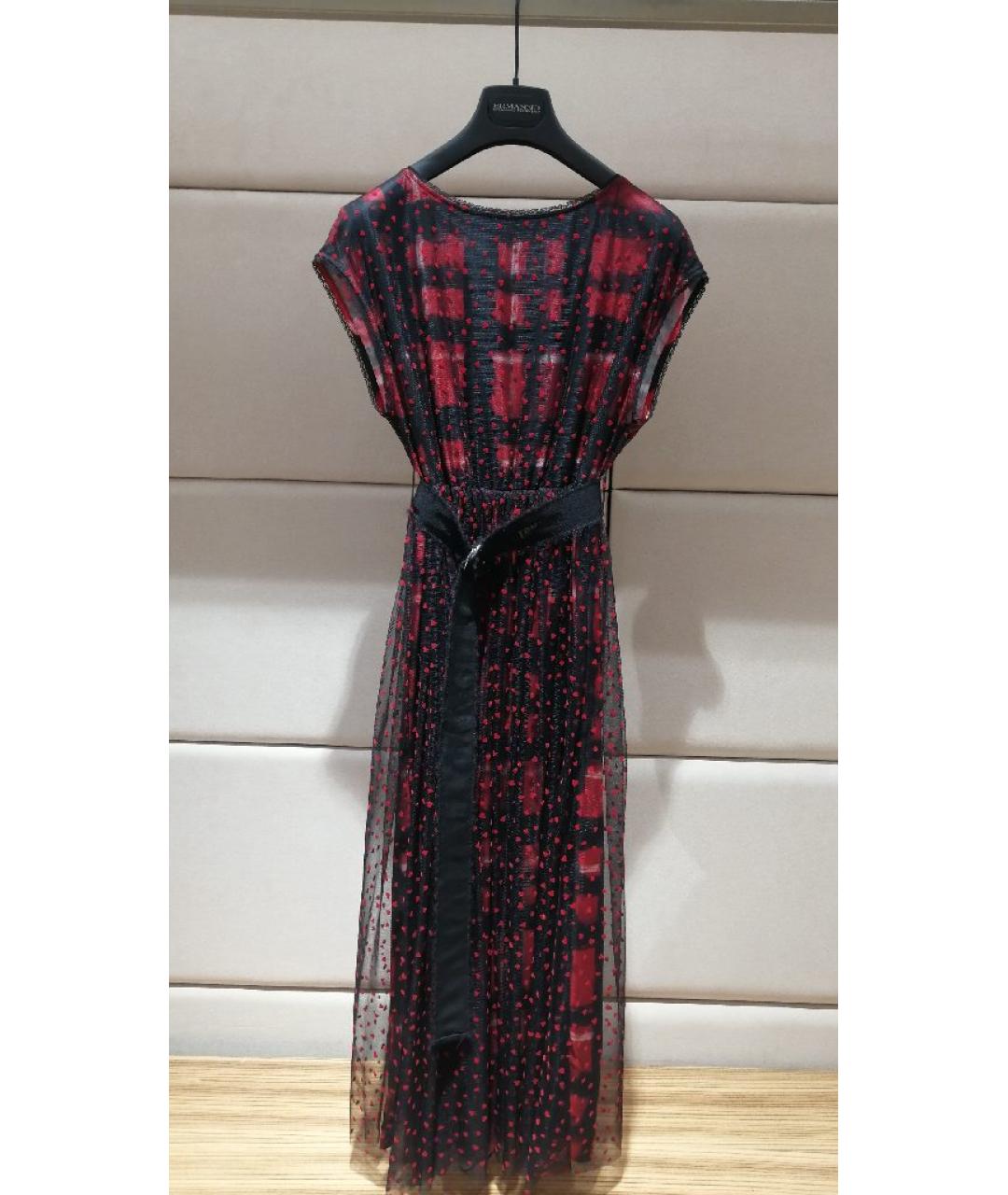 ERMANNO SCERVINO Бордовое коктейльное платье, фото 3