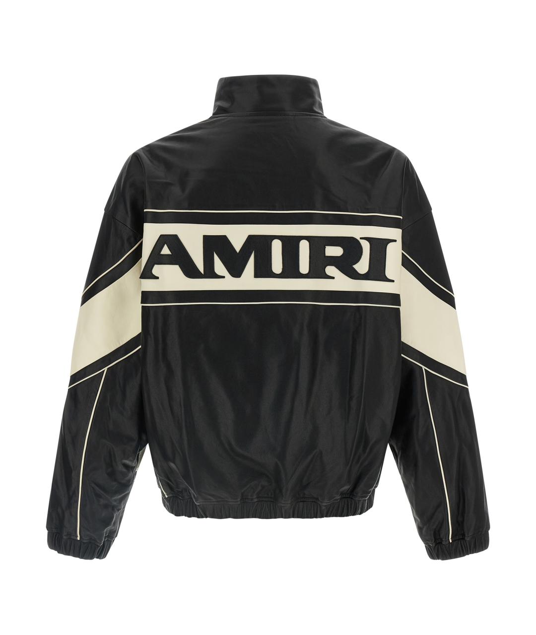 AMIRI Черная кожаная куртка, фото 2