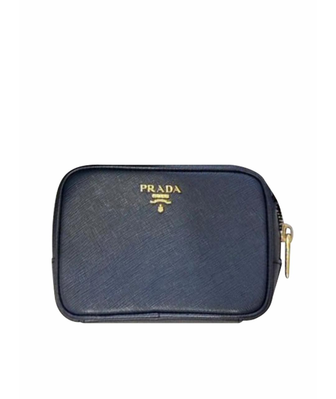 PRADA Синяя кожаная сумка через плечо, фото 10