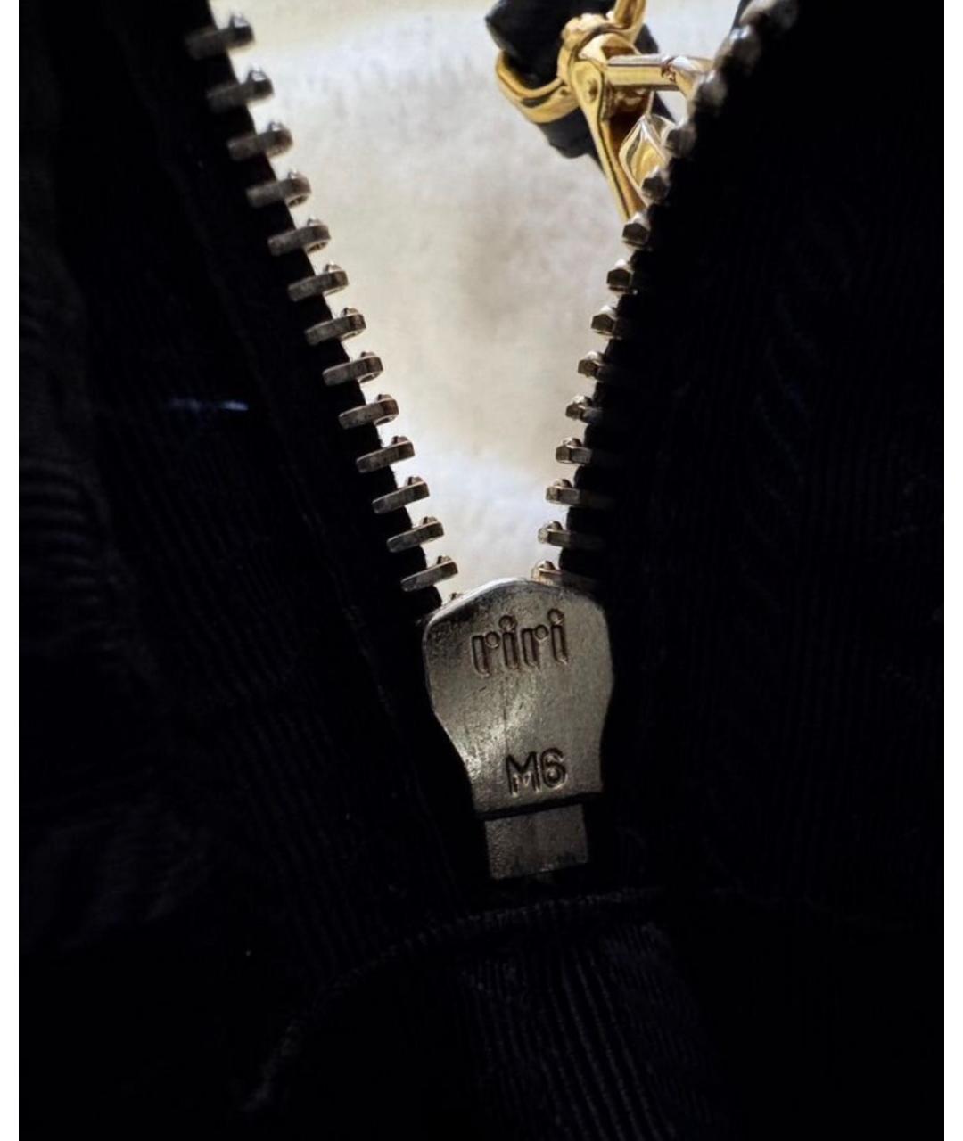 PRADA Синяя кожаная сумка через плечо, фото 9