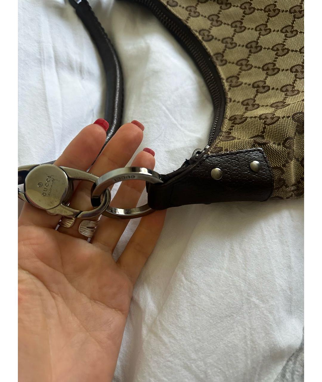 GUCCI Коричневая сумка с короткими ручками, фото 7
