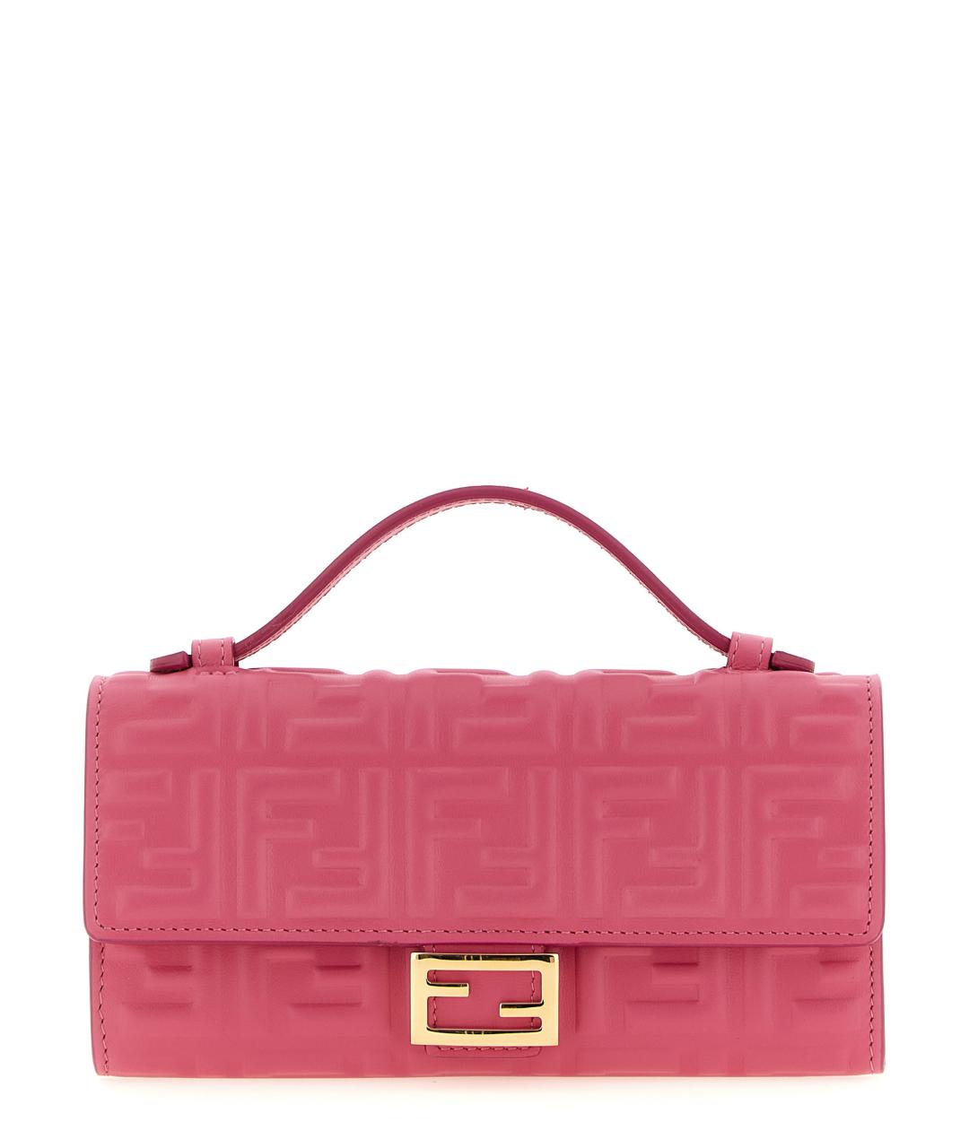 FENDI Фуксия кожаный кошелек, фото 1