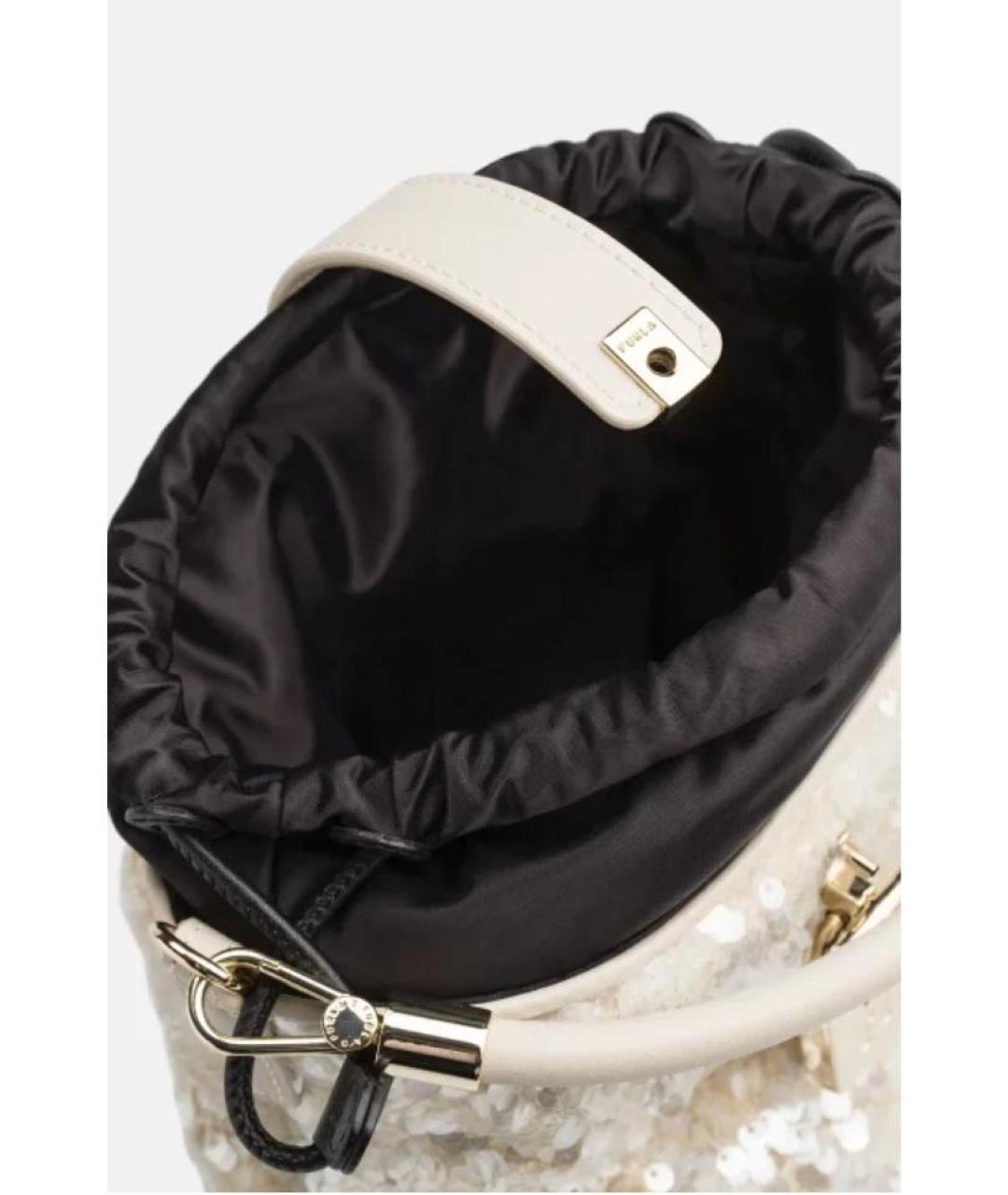 FURLA Бежевая сумка с короткими ручками, фото 4