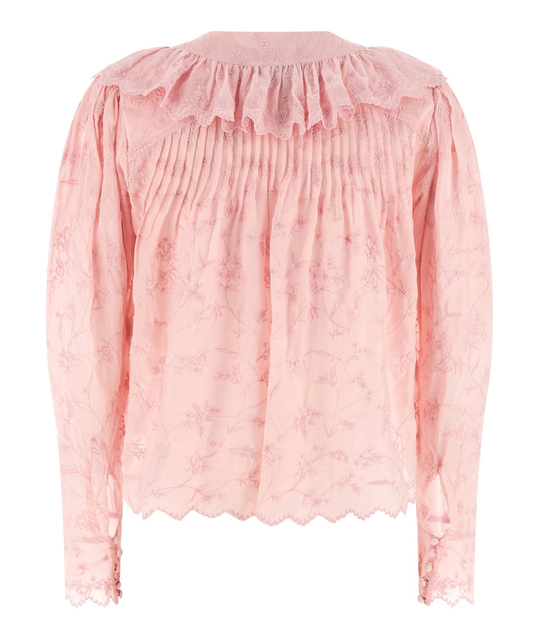 ISABEL MARANT Розовая хлопковая блузы, фото 2