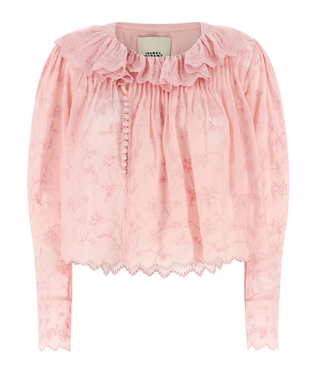 ISABEL MARANT Розовая хлопковая блузы, фото 1
