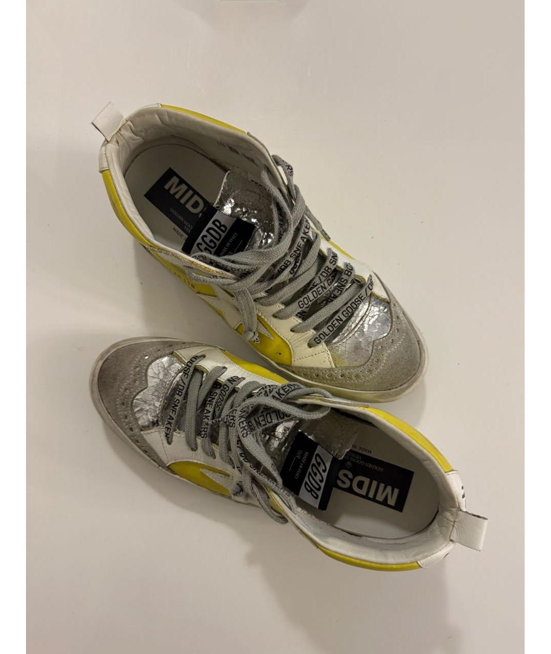 GOLDEN GOOSE DELUXE BRAND Желтые кеды, фото 6