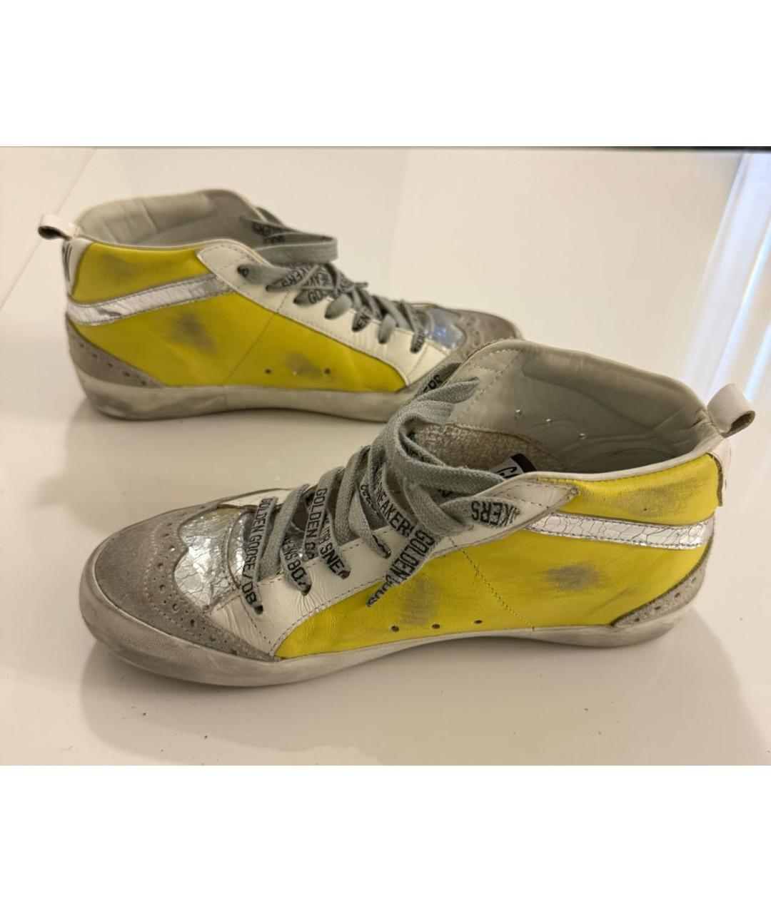 GOLDEN GOOSE DELUXE BRAND Желтые кеды, фото 5