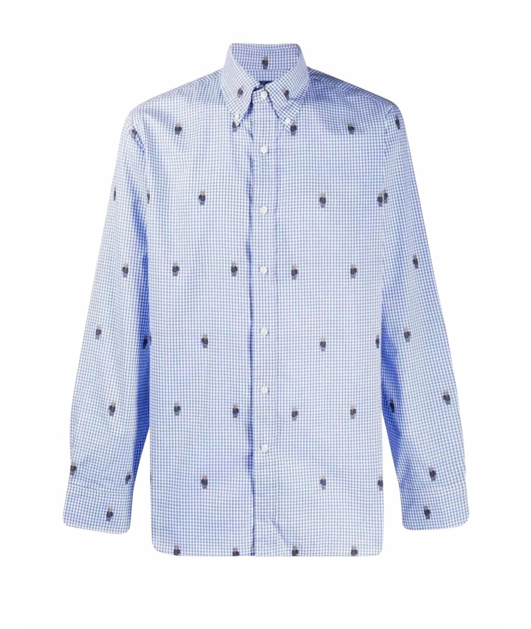 POLO RALPH LAUREN Синяя хлопковая рубашка, фото 1