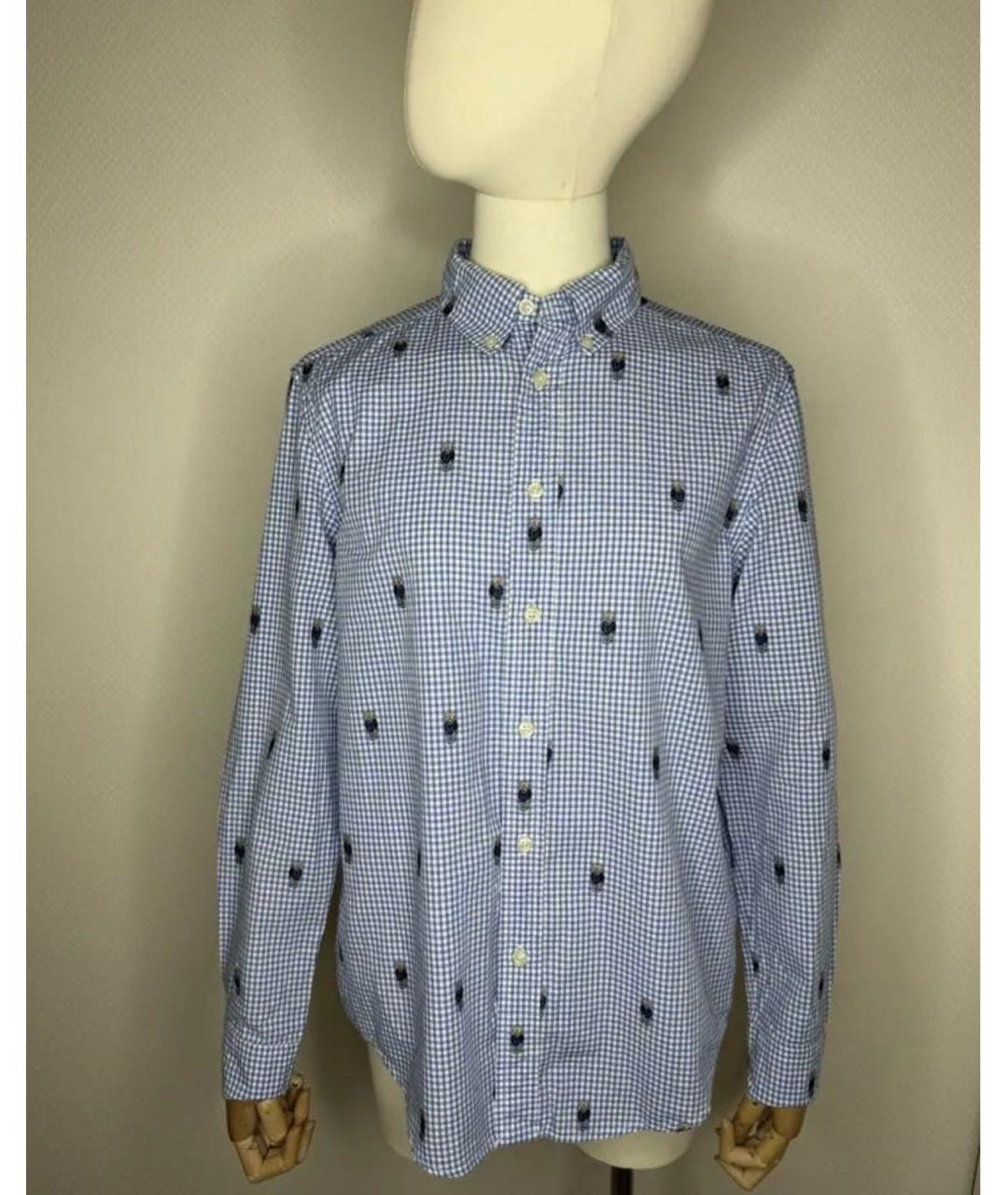 POLO RALPH LAUREN Синяя хлопковая рубашка, фото 2