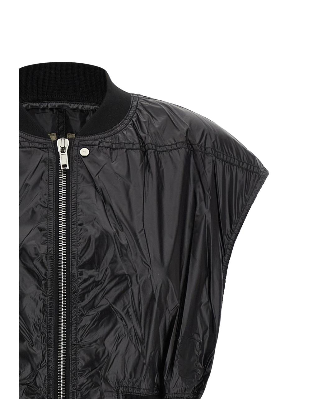 RICK OWENS DRKSHDW Черная полиамидовая жилетка, фото 3