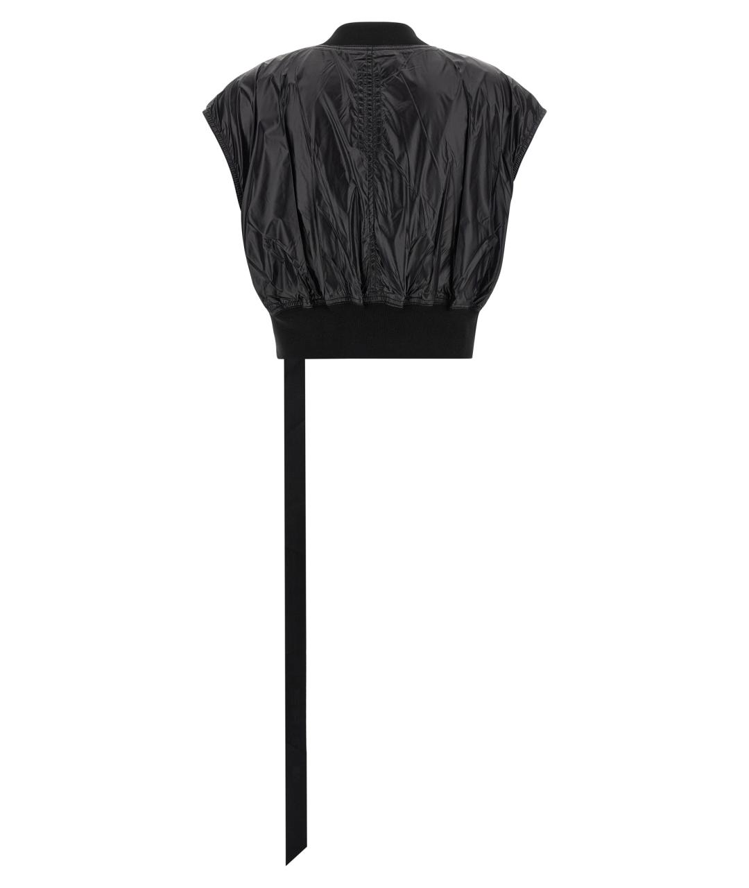 RICK OWENS DRKSHDW Черная полиамидовая жилетка, фото 2