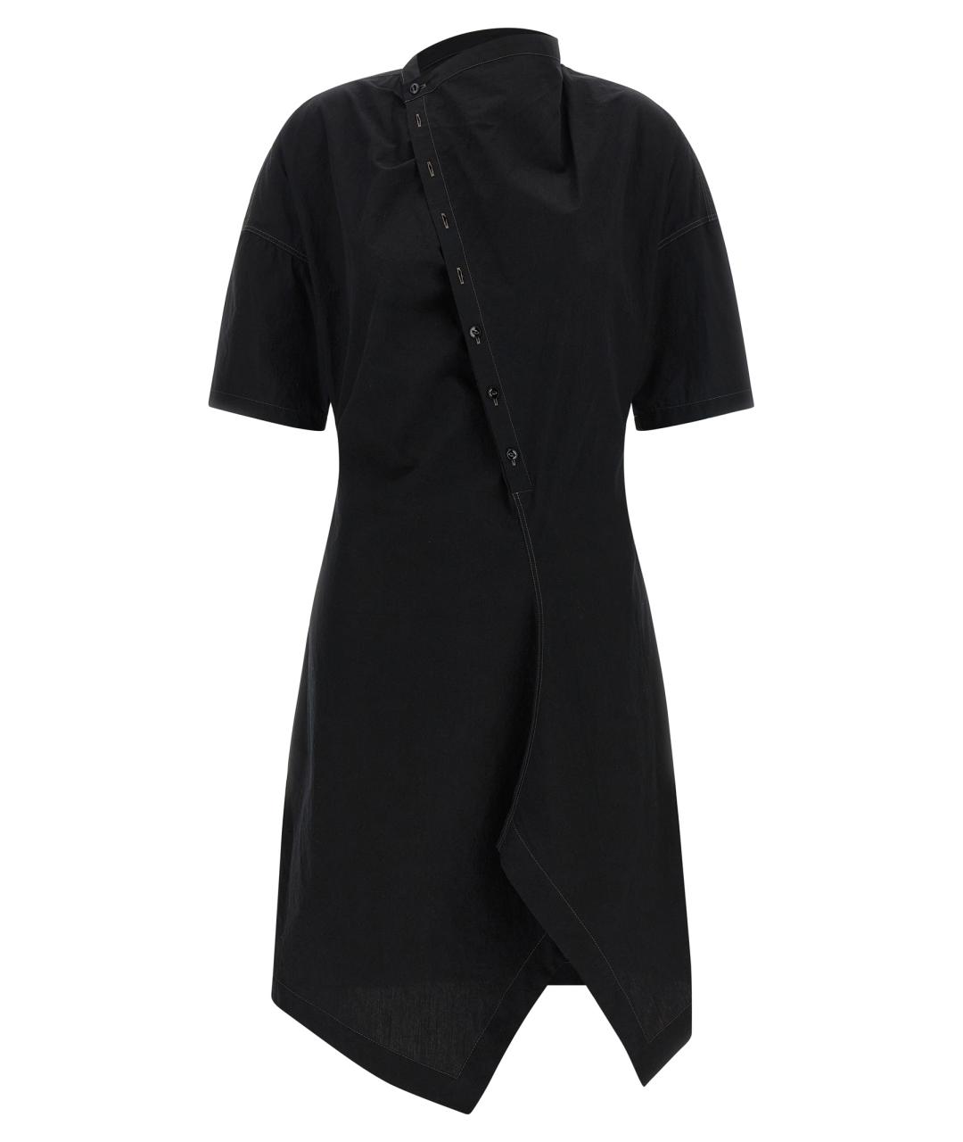 LEMAIRE Черное хлопковое платье, фото 2