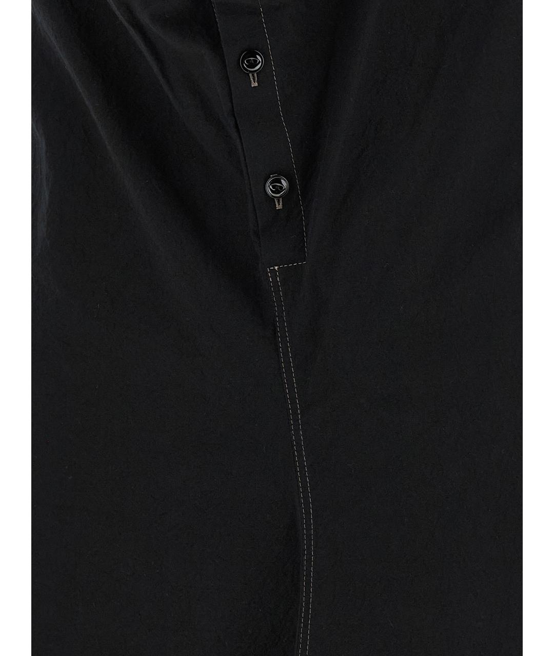 LEMAIRE Черное хлопковое платье, фото 5