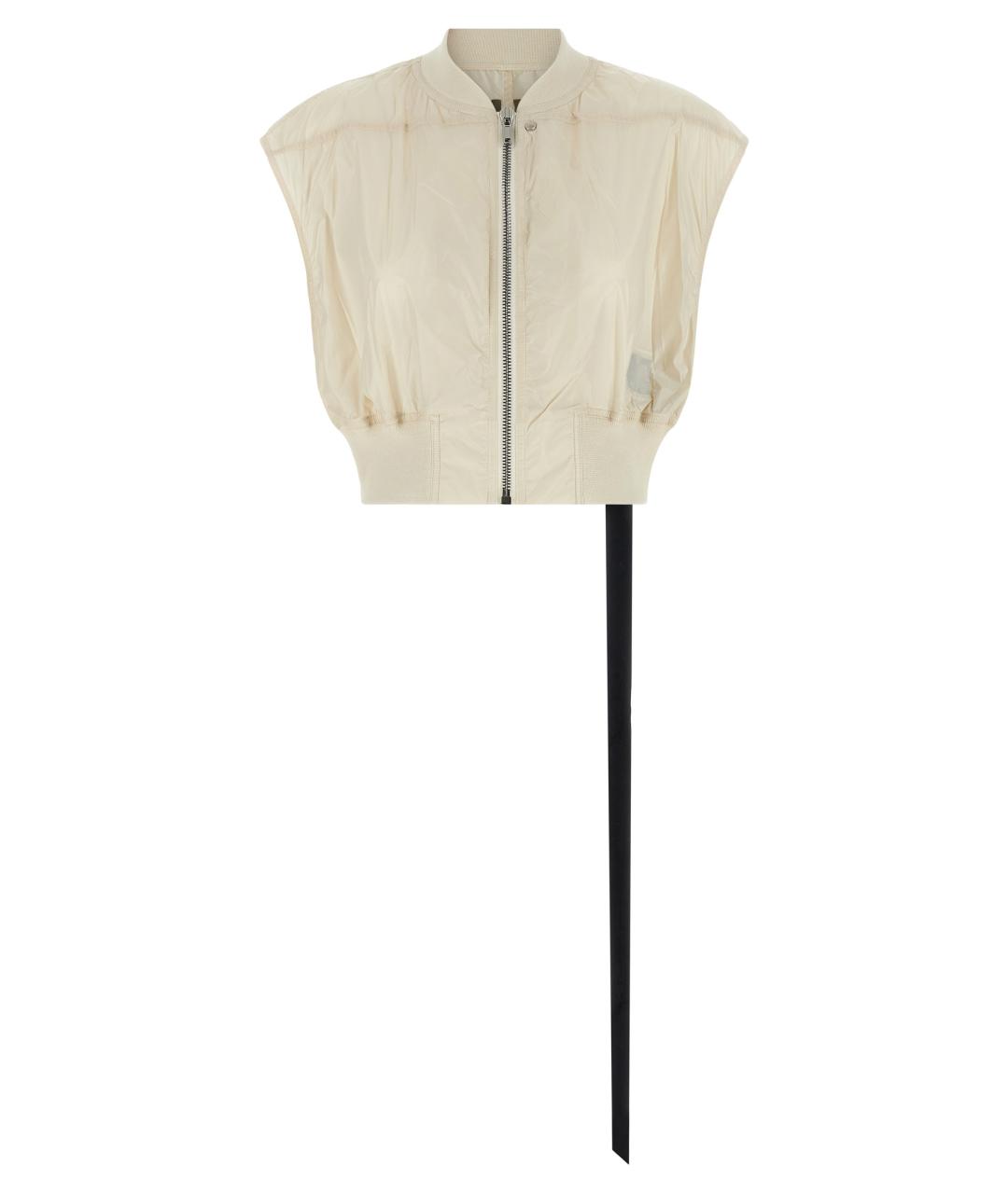 RICK OWENS DRKSHDW Бежевая полиамидовая жилетка, фото 1
