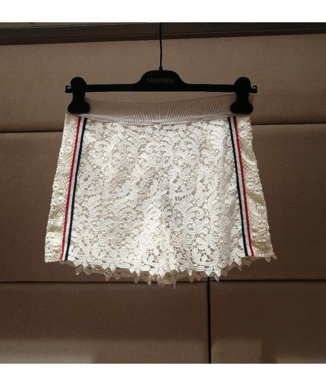 ERMANNO SCERVINO Бежевые хлопковые шорты, фото 3