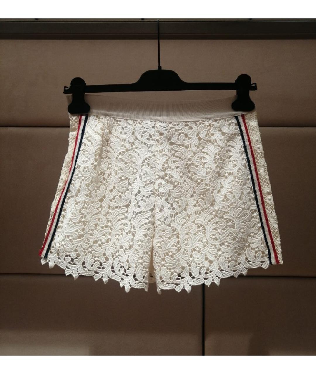 ERMANNO SCERVINO Бежевые хлопковые шорты, фото 2