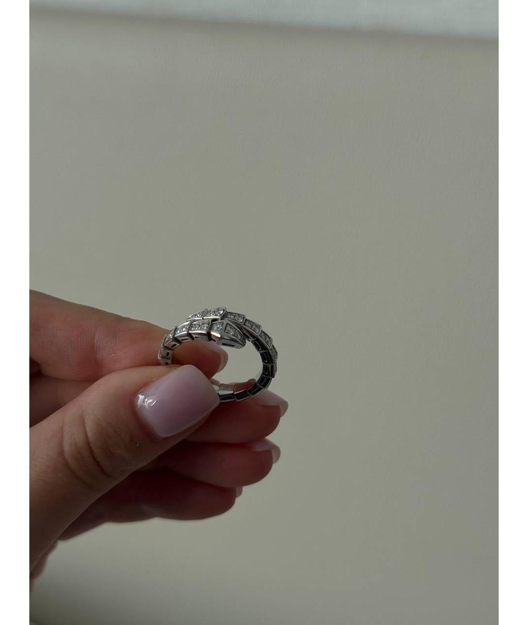 BVLGARI Серебряное кольцо из белого золота, фото 9