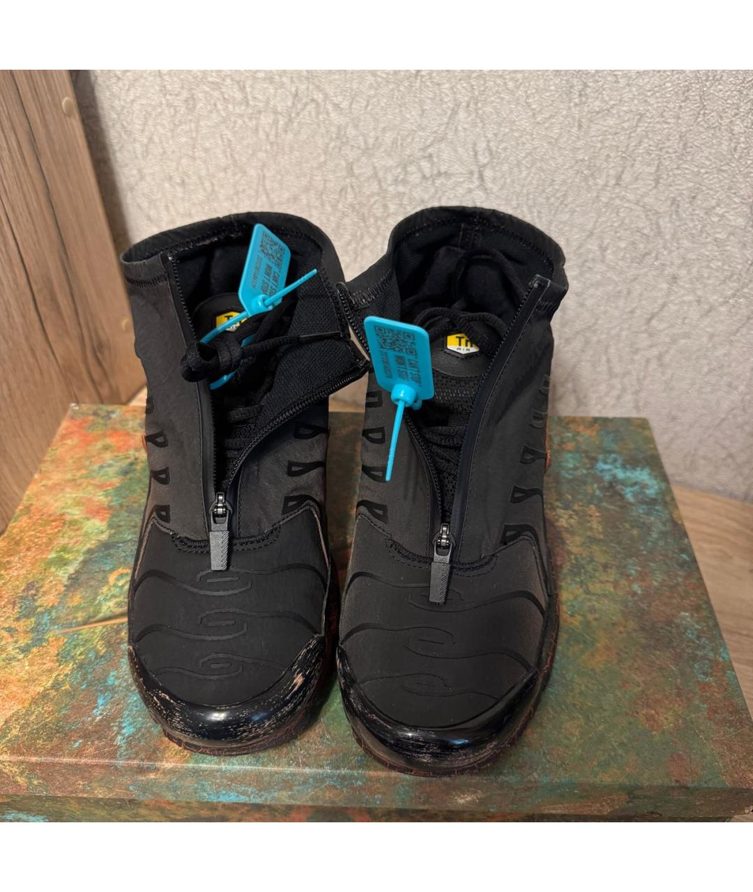 NIKE Коричневые синтетические низкие кроссовки / кеды, фото 2