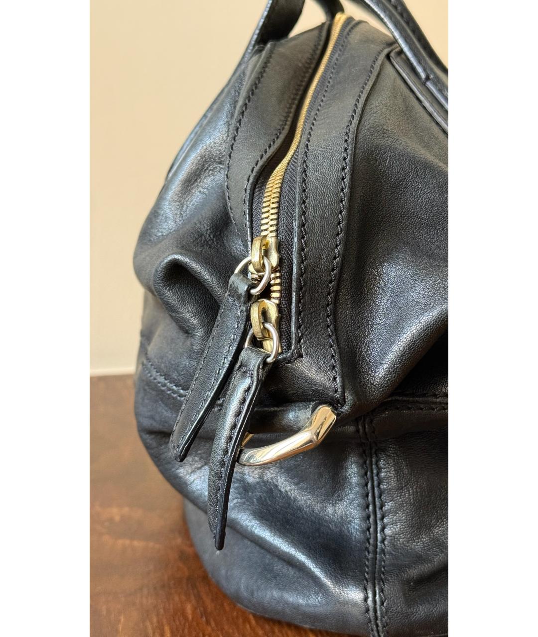 GIVENCHY Черная кожаная сумка тоут, фото 4