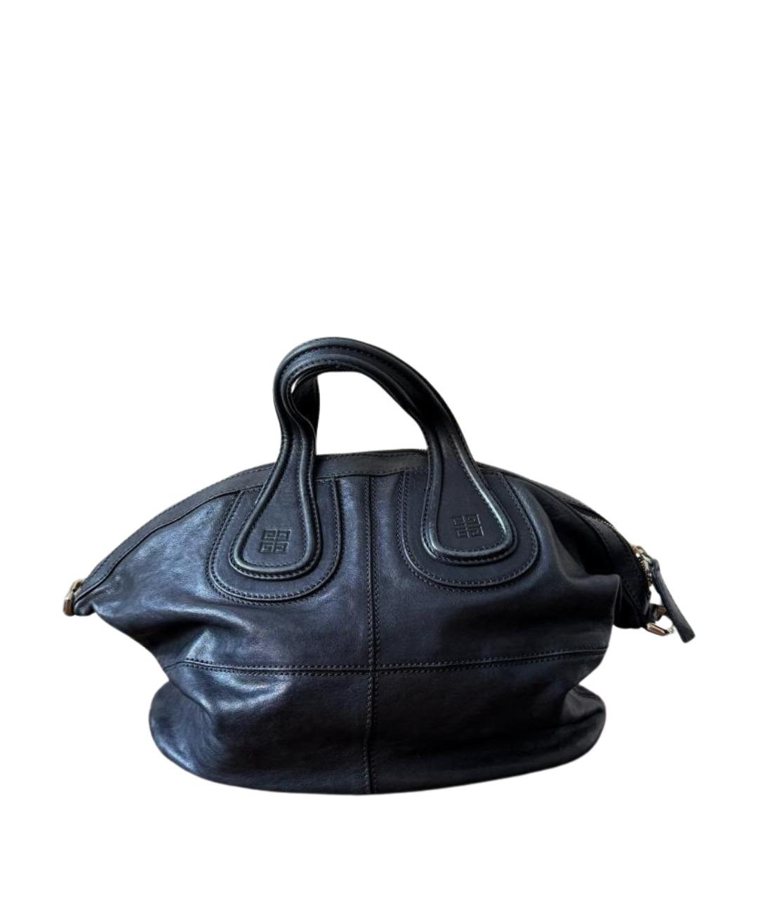 GIVENCHY Черная кожаная сумка тоут, фото 1