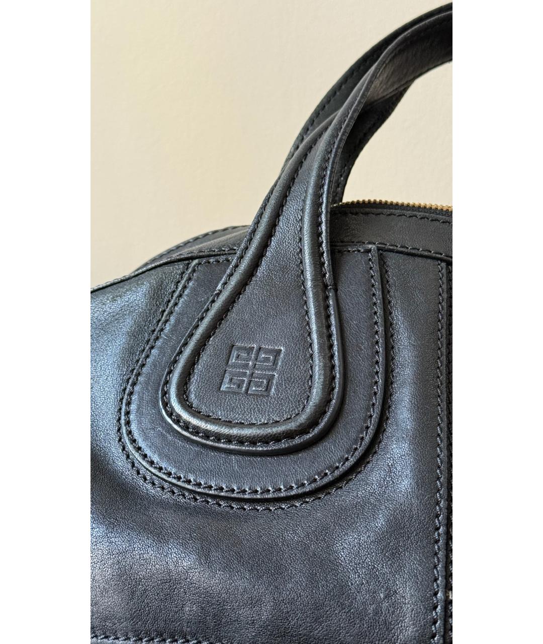 GIVENCHY Черная кожаная сумка тоут, фото 3