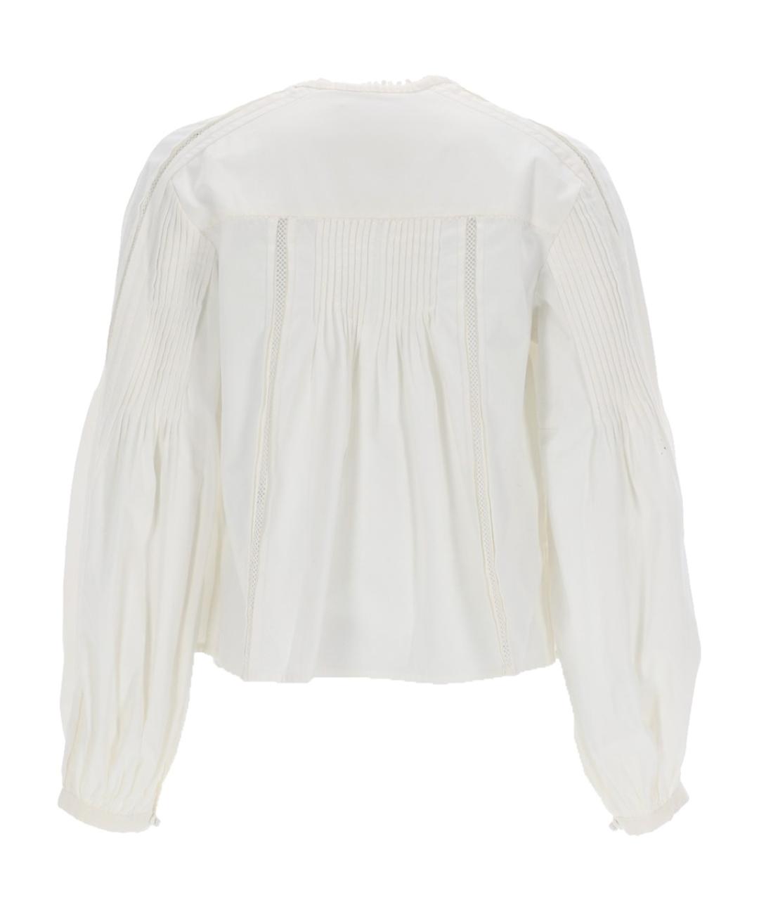 ISABEL MARANT Белая хлопковая рубашка, фото 2