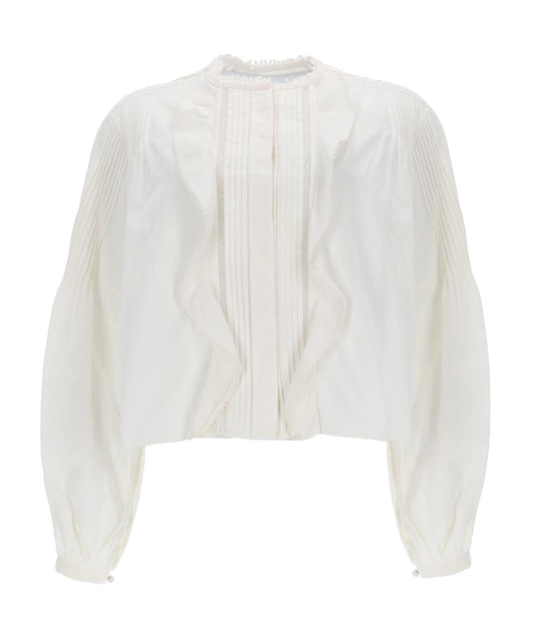 ISABEL MARANT Белая хлопковая рубашка, фото 1