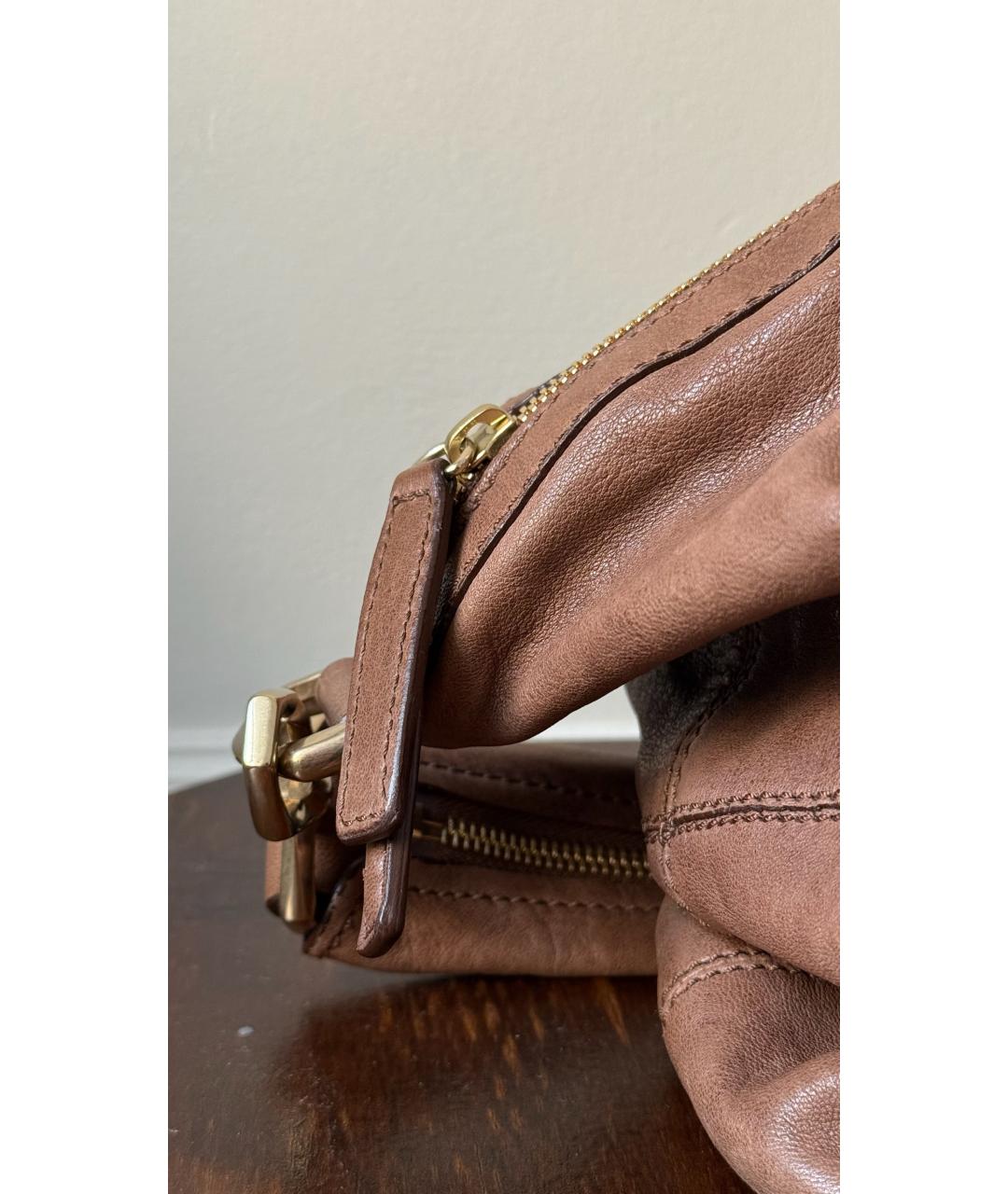 GIVENCHY Коричневая кожаная сумка тоут, фото 4