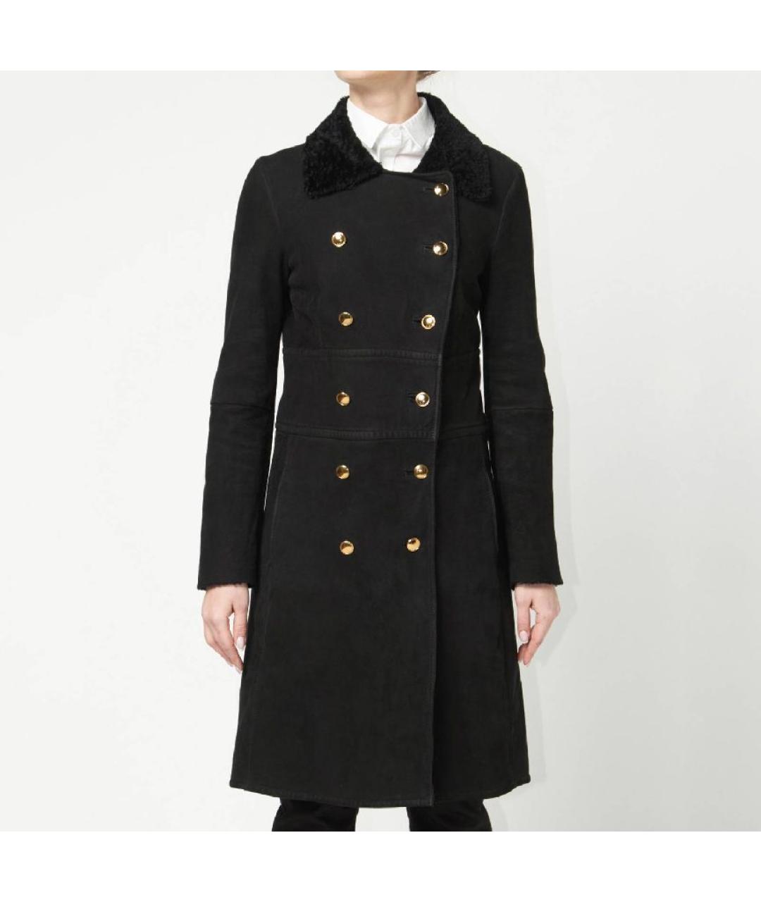 GUCCI Черная замшевая дубленка, фото 2