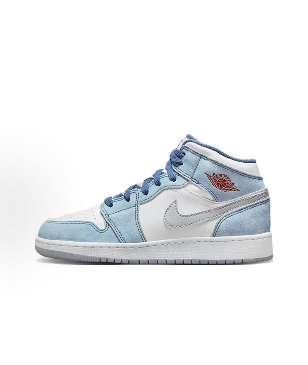 JORDAN Голубые кроссовки, фото 2