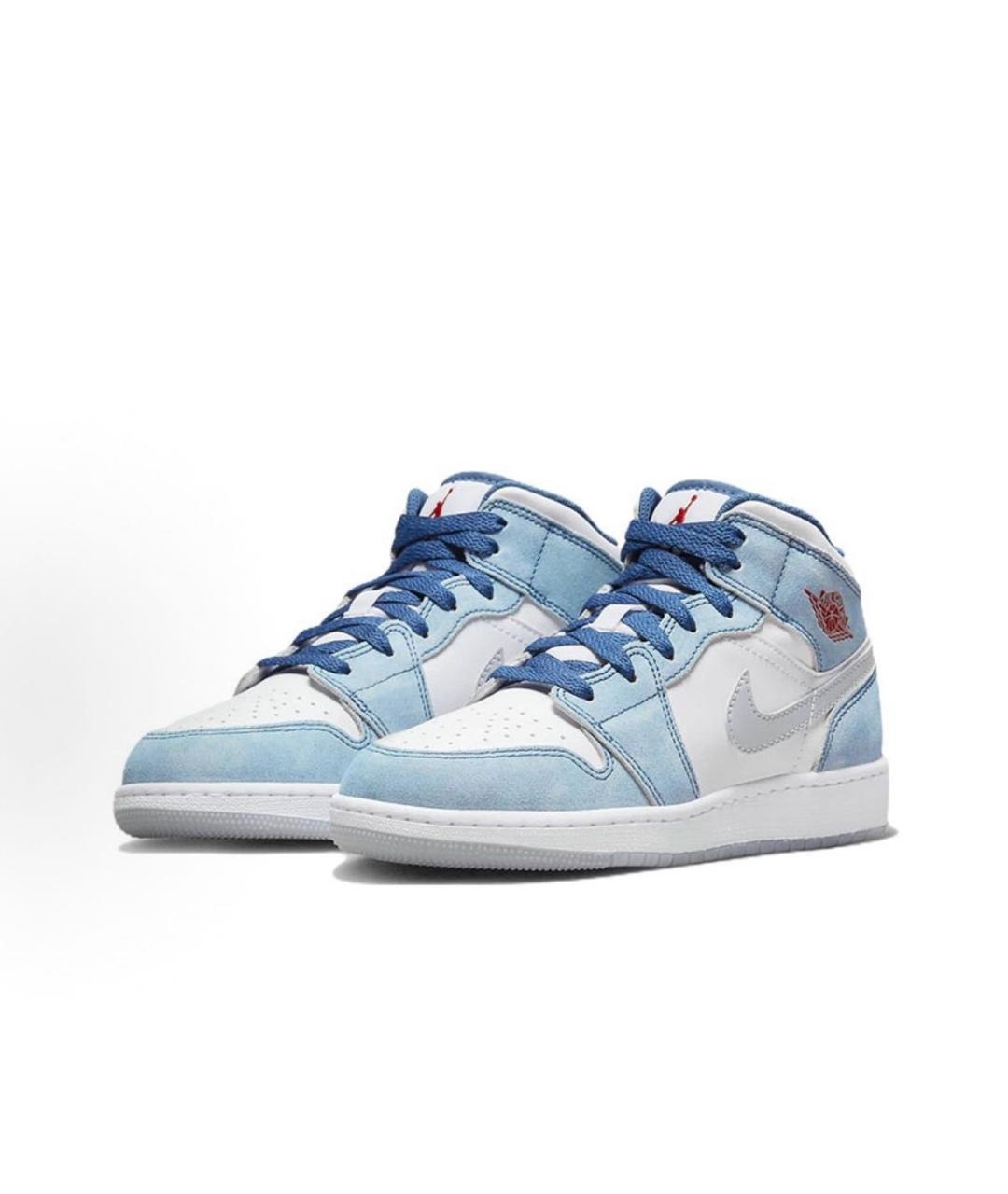 JORDAN Голубые кроссовки, фото 3