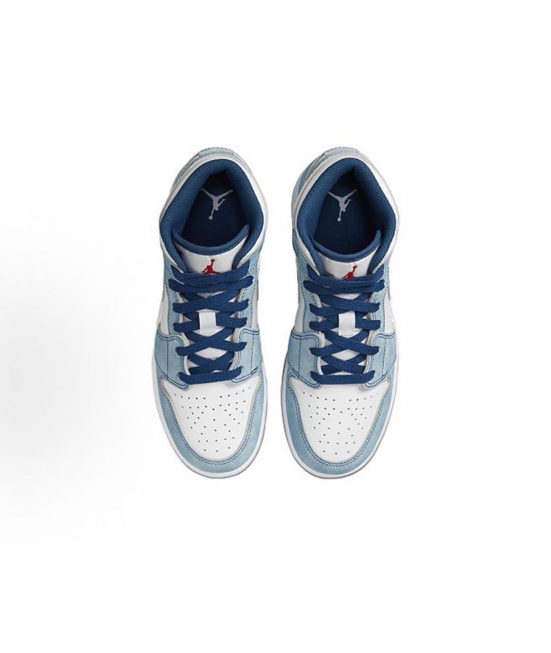 JORDAN Голубые кроссовки, фото 4