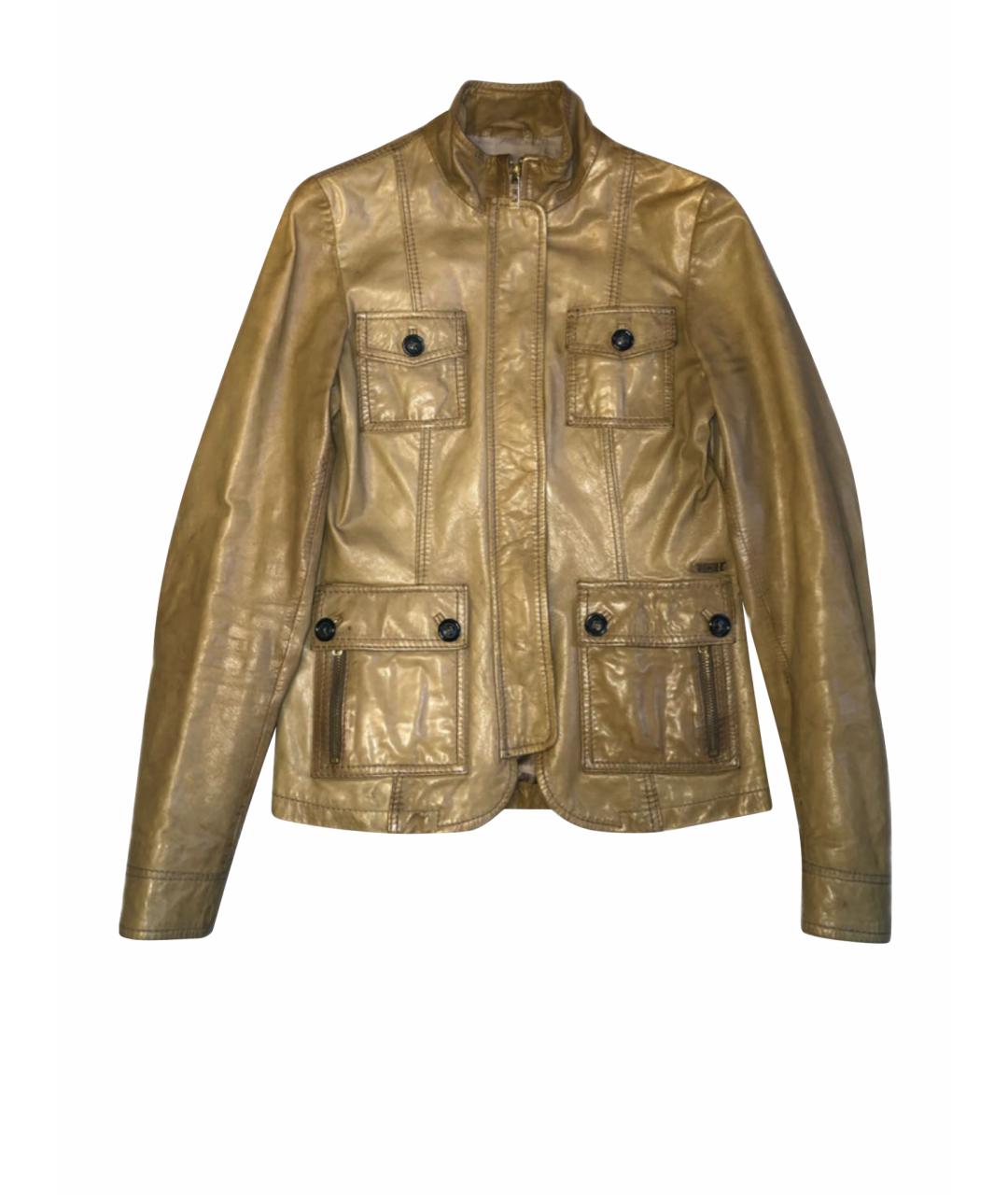 ICEBERG Коричневая хлопковая куртка, фото 1