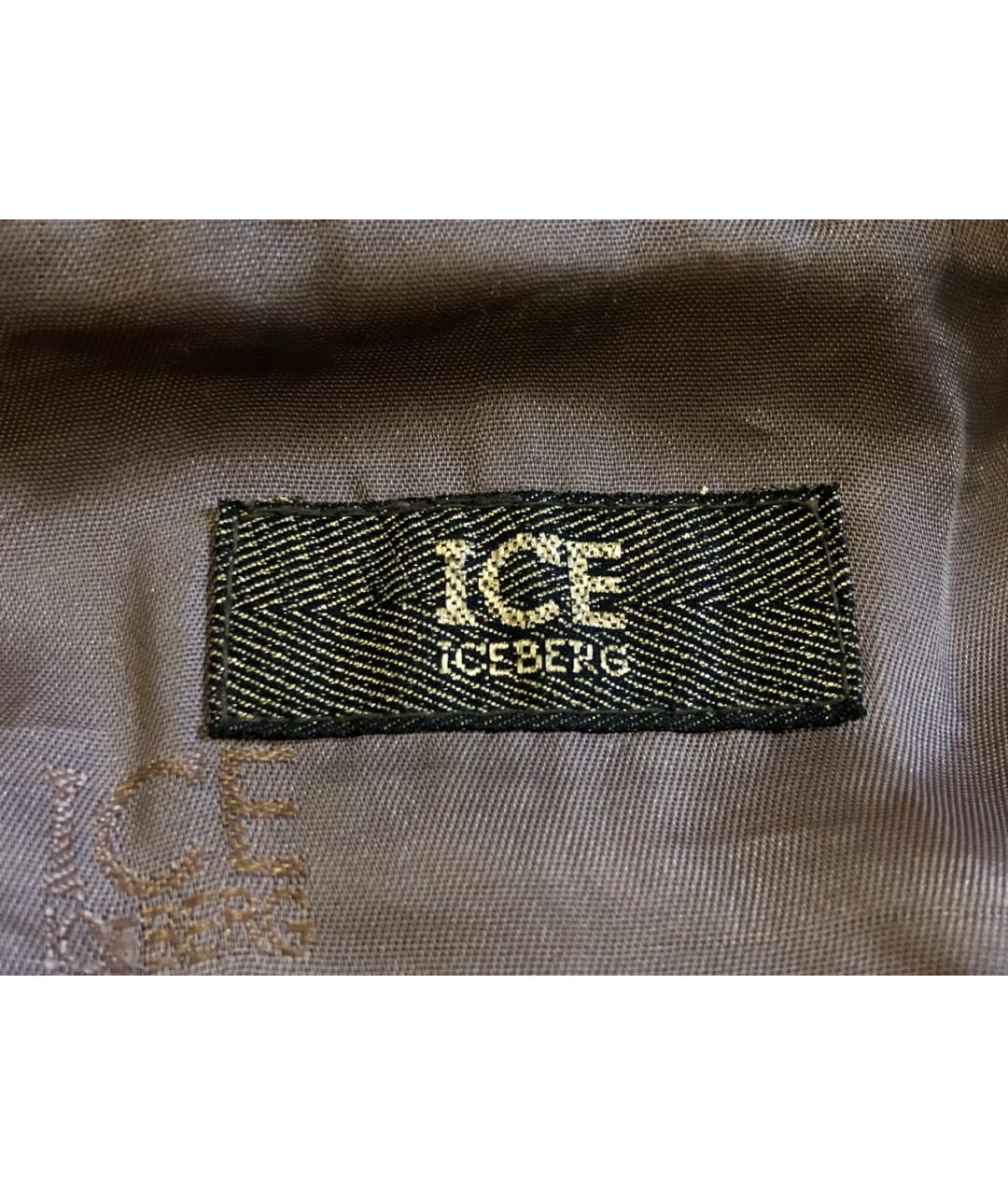 ICEBERG Коричневая хлопковая куртка, фото 4