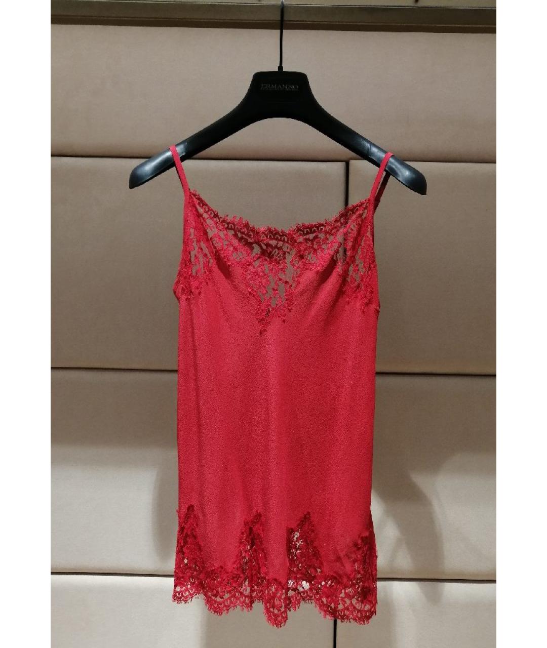 ERMANNO SCERVINO Красная майка, фото 3