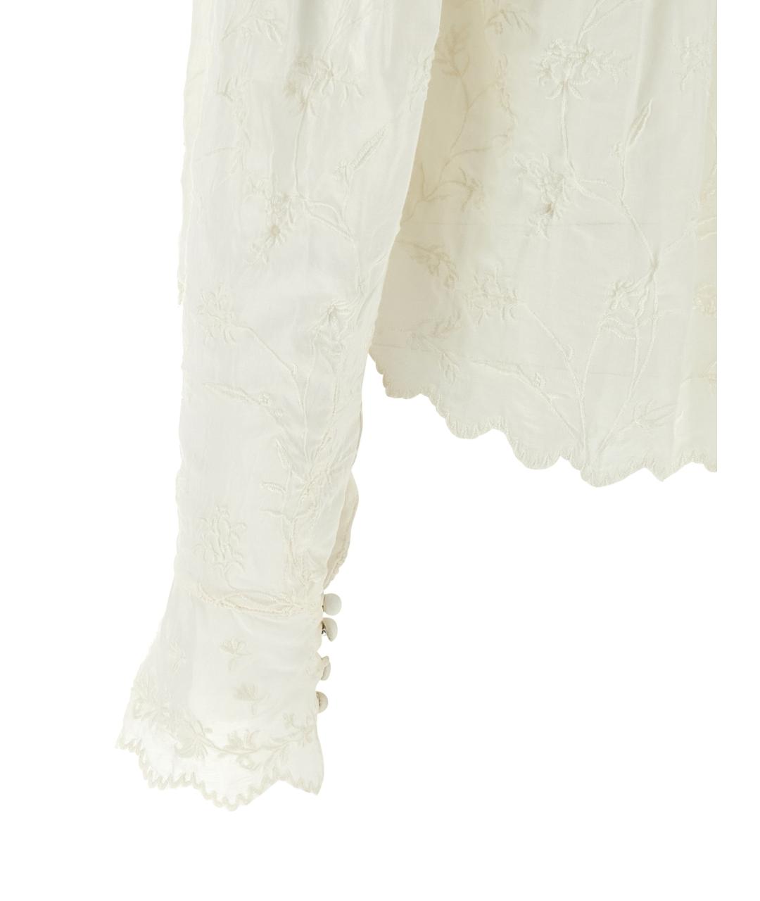 ISABEL MARANT Белая хлопковая блузы, фото 4