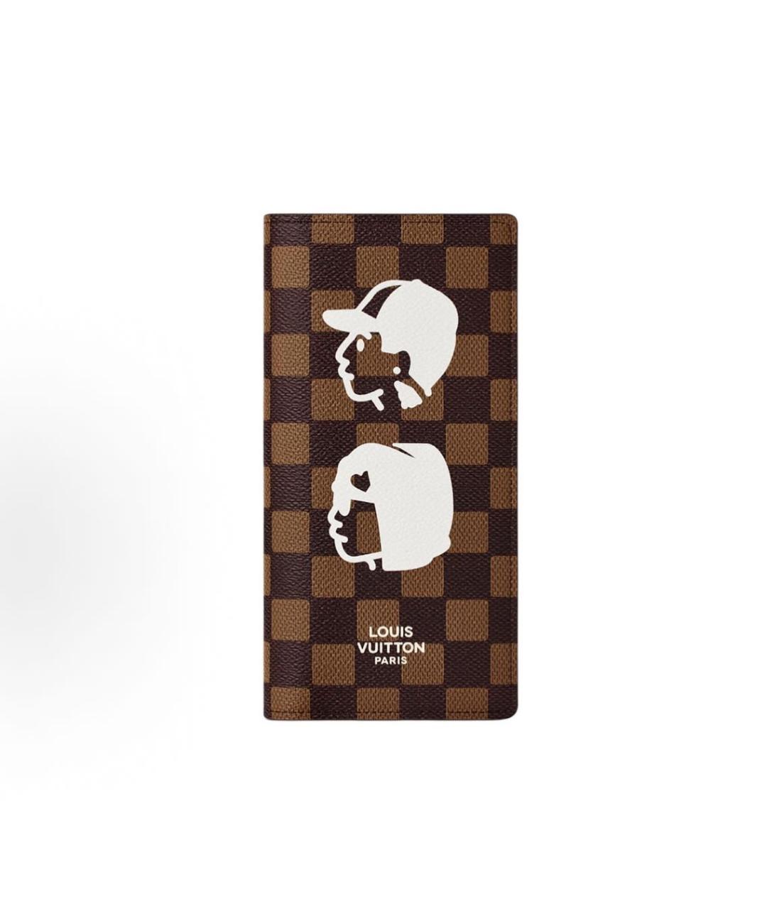 LOUIS VUITTON Коричневый кошелек, фото 5