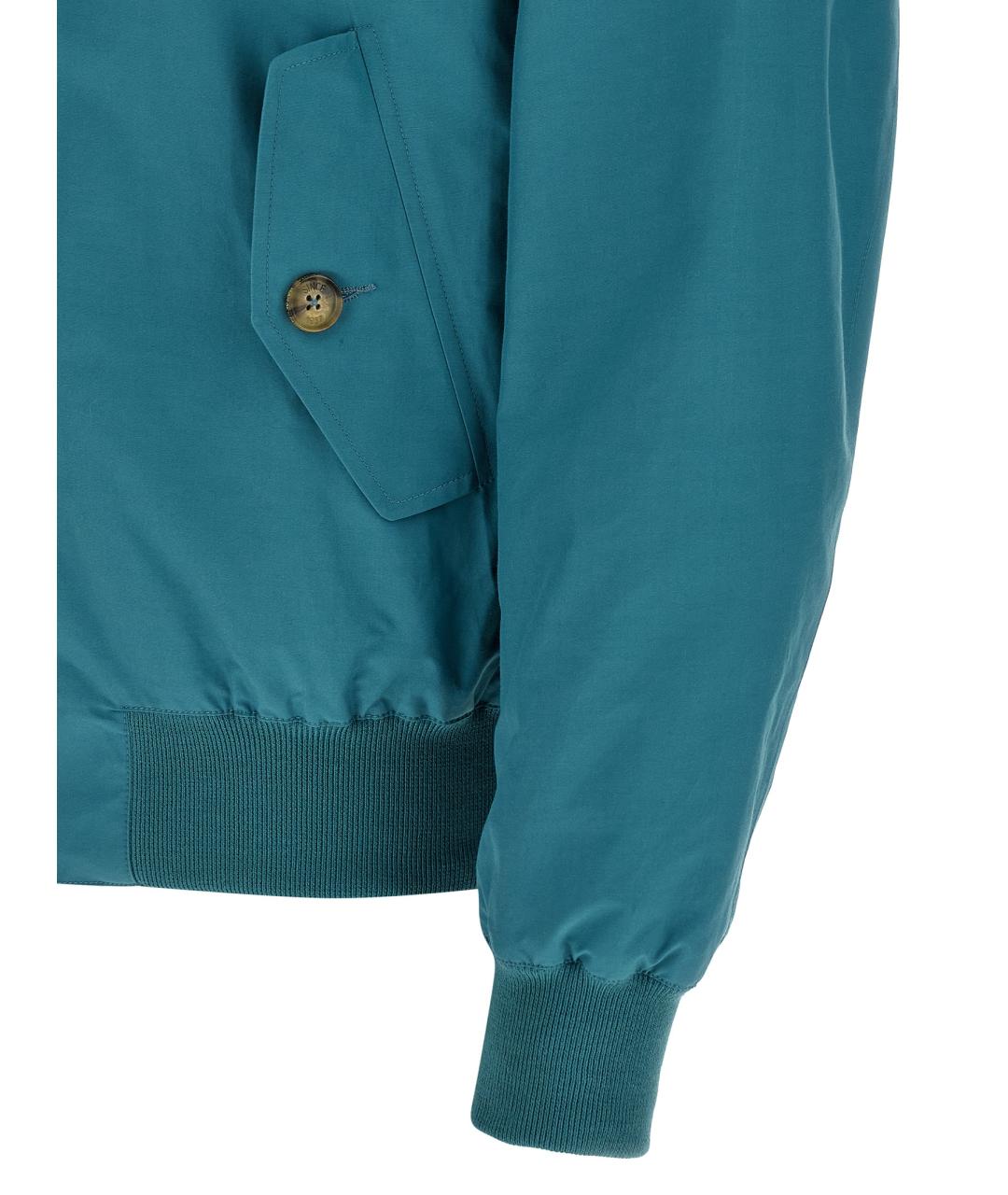 BARACUTA Бирюзовая полиэстеровая куртка, фото 4