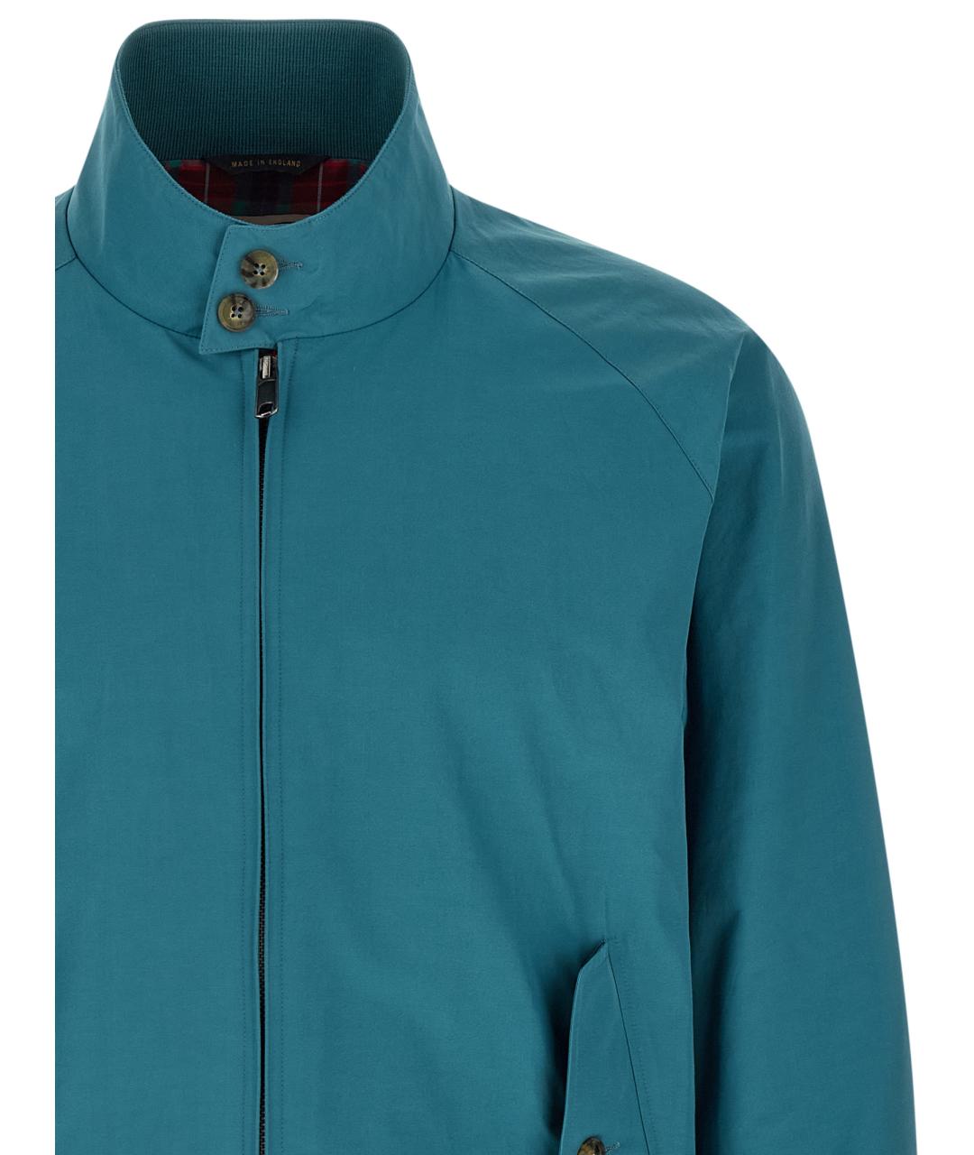 BARACUTA Бирюзовая полиэстеровая куртка, фото 3