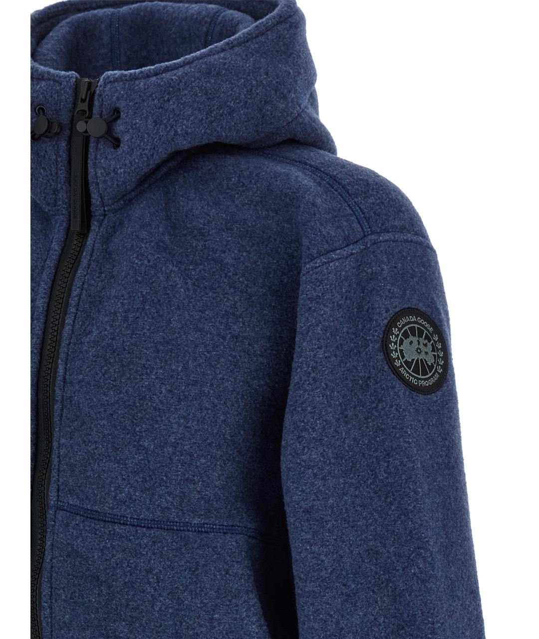 CANADA GOOSE Синяя шерстяная куртка, фото 4