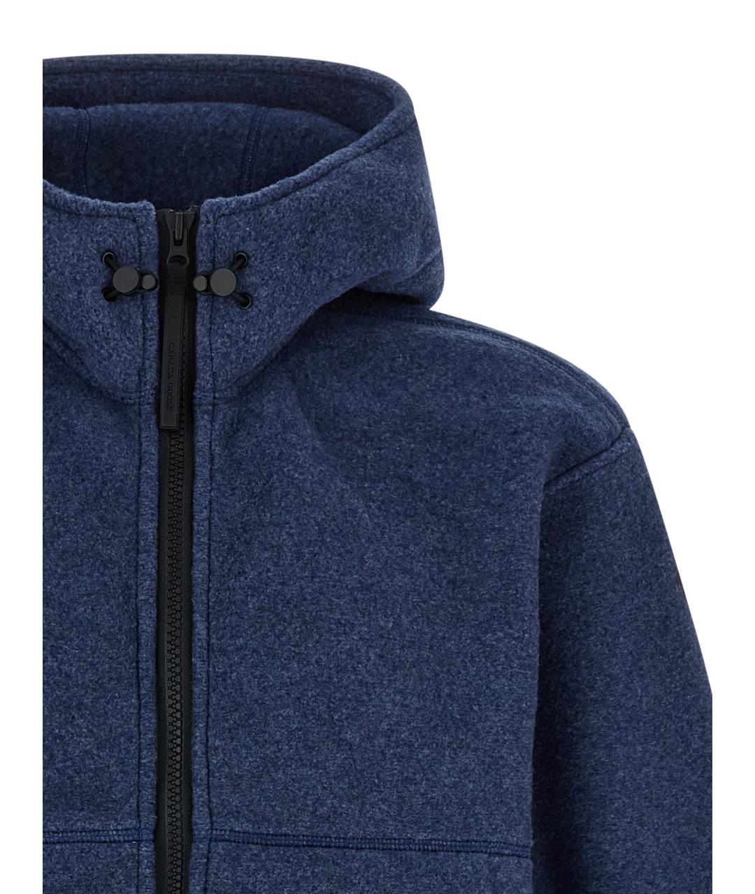 CANADA GOOSE Синяя шерстяная куртка, фото 3