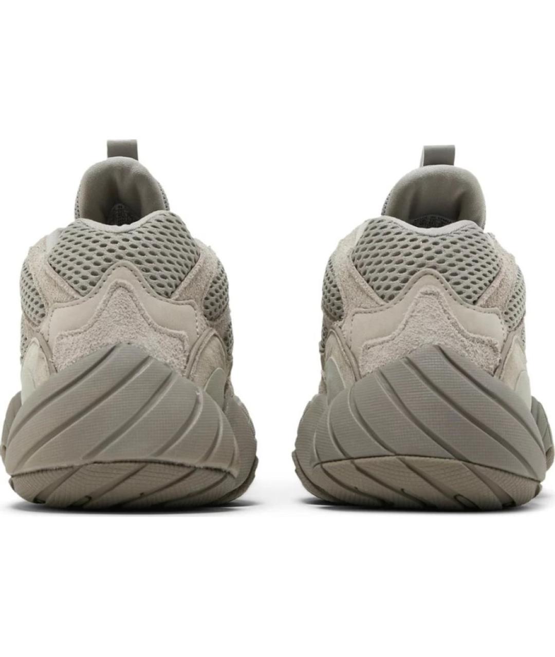 ADIDAS YEEZY Бежевые замшевые кроссовки, фото 3