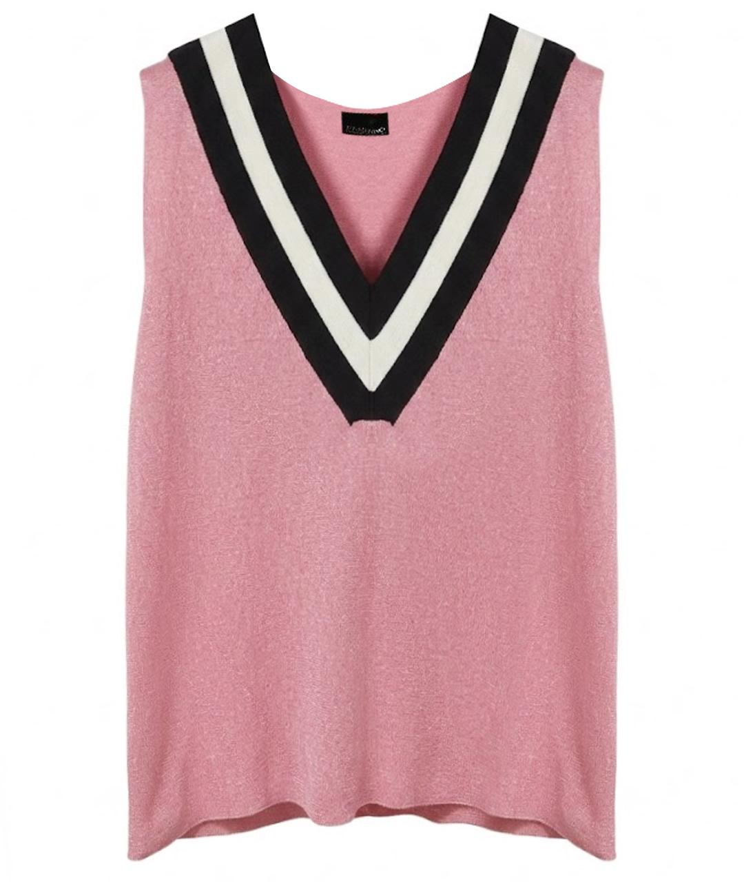 ERMANNO SCERVINO Розовая майка, фото 1