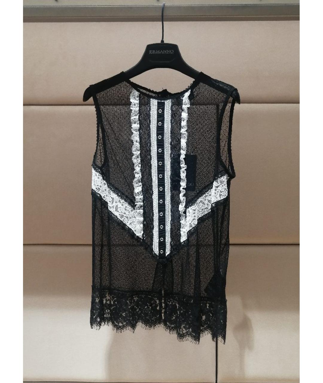 ERMANNO SCERVINO Черная блузы, фото 3