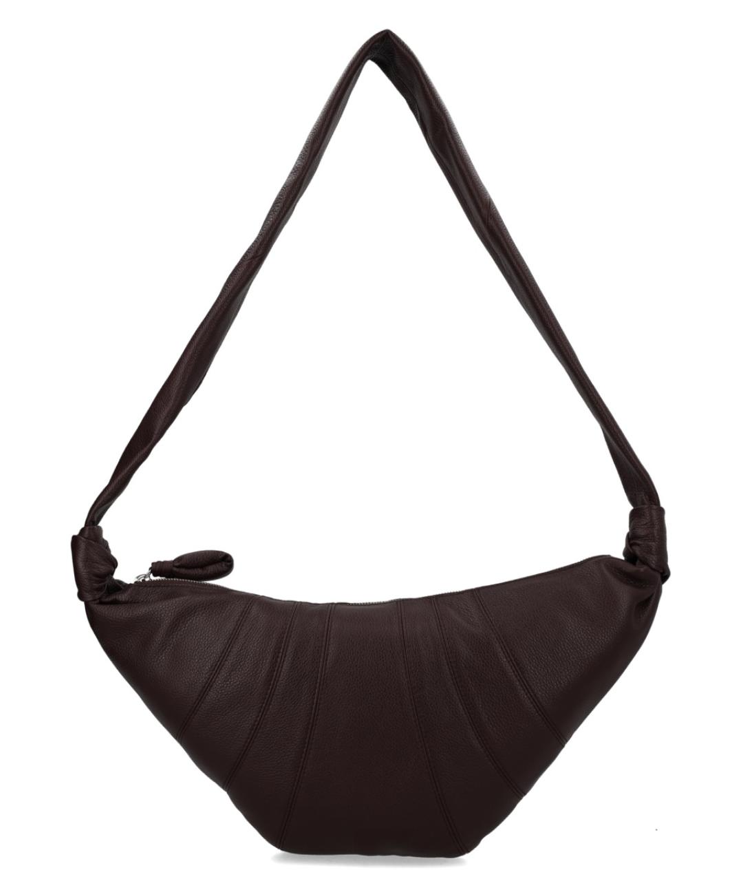 LEMAIRE Коричневая кожаная сумка через плечо, фото 1