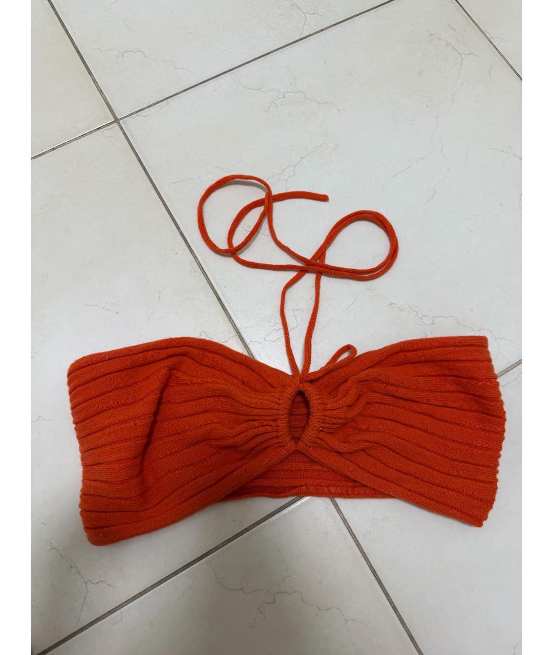 REFORMATION Оранжевый кардиган, фото 2