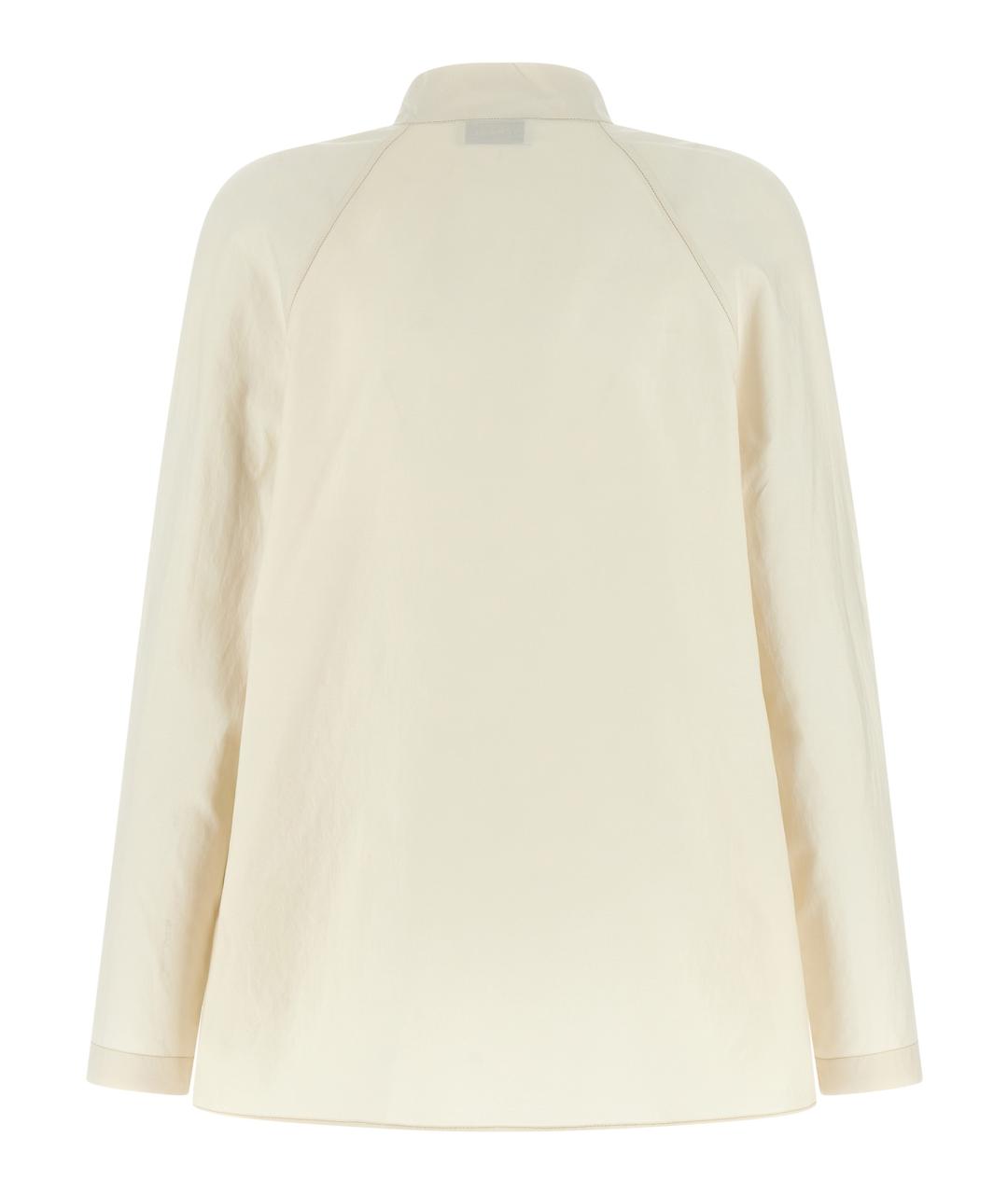 LEMAIRE Бежевая хлопковая блузы, фото 3