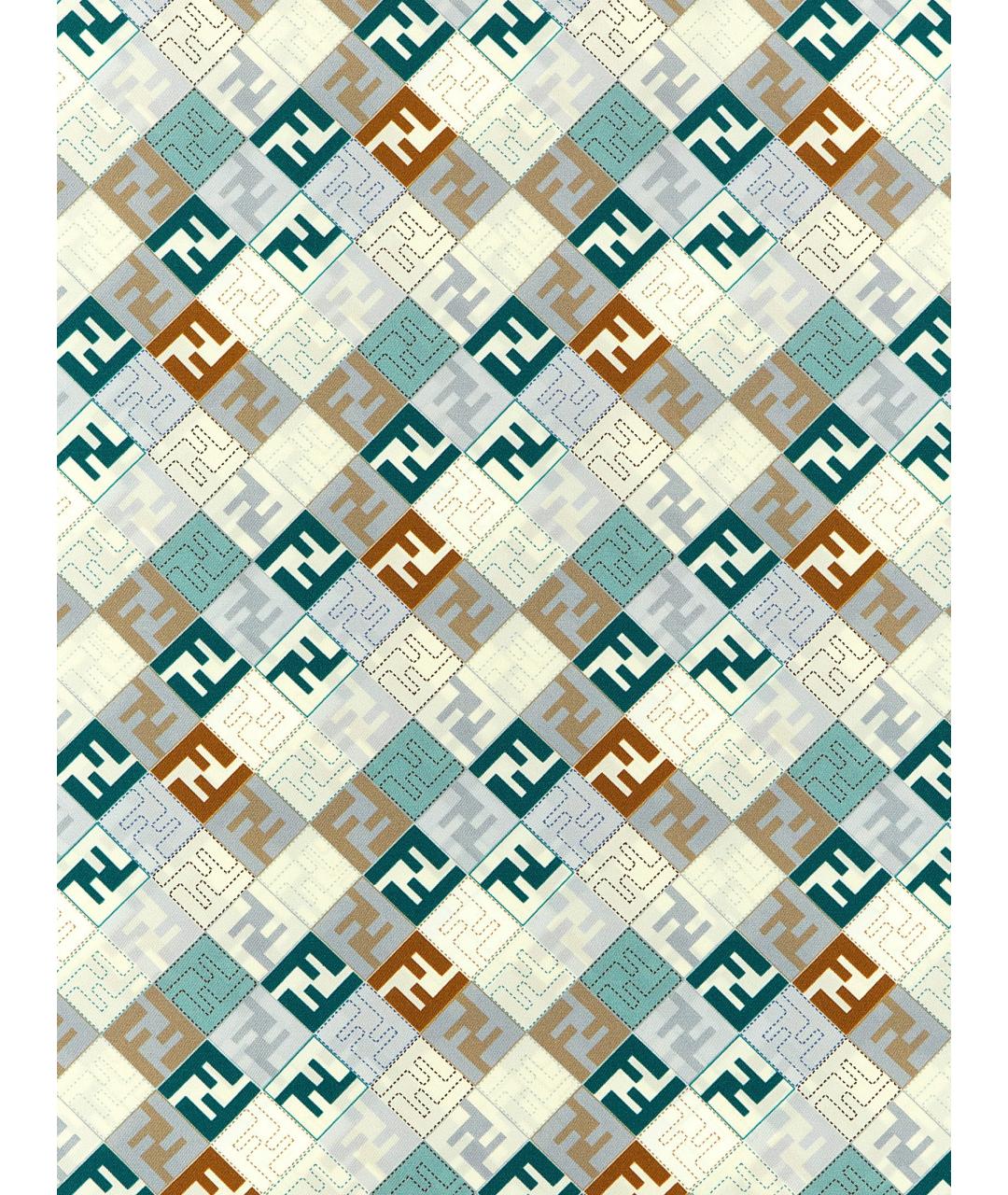 FENDI Мульти шелковый шарф, фото 3